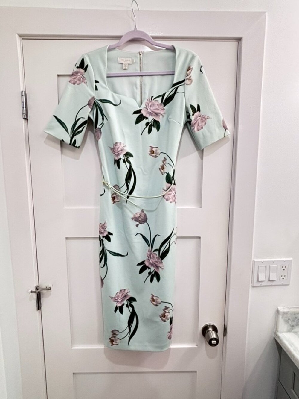 Ted Baker MAGIEYY Elderflower fitted dress